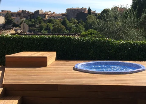 Design extérieur d’un spa à Vence