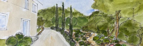 Le projet méditerranéen d’une propriété à Peyrolles en Provence