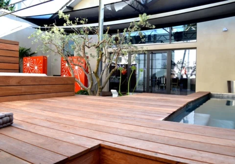 L’extérieur contemporain d’un loft – Orange – Vaucluse
