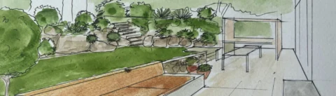 Le projet d’aménagement extérieur d’une maison bourgeoise – La Garde – Toulon